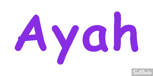 Ayah Text effect