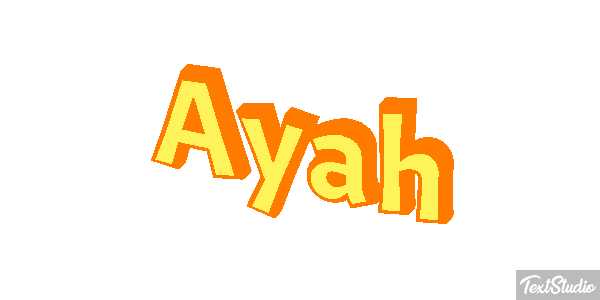 Ayah Text effect