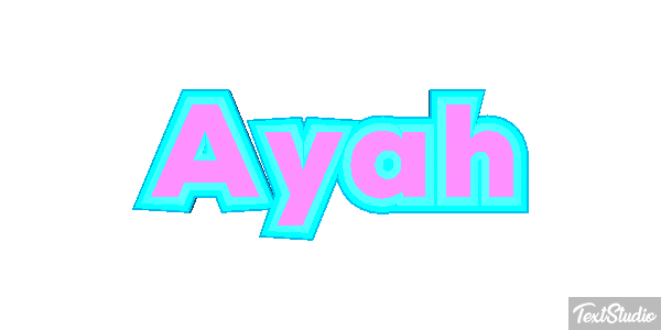 Ayah Text effect