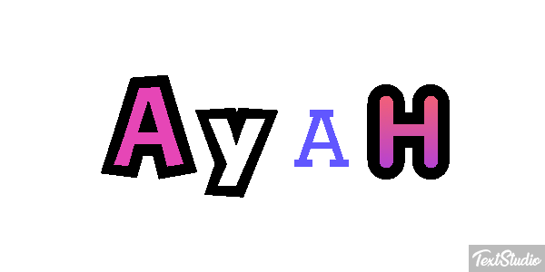 Ayah Text effect