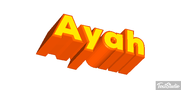Ayah Text effect