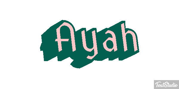 Ayah Text effect