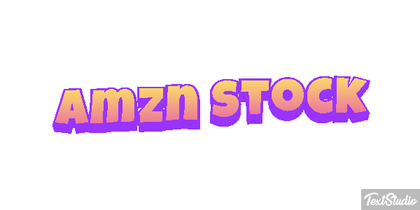 Amzn Stock Metin efekti