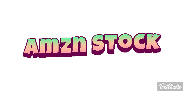 Amzn Stock Metin efekti
