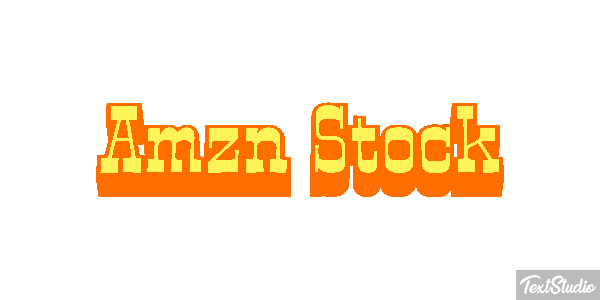 Amzn Stock Metin efekti