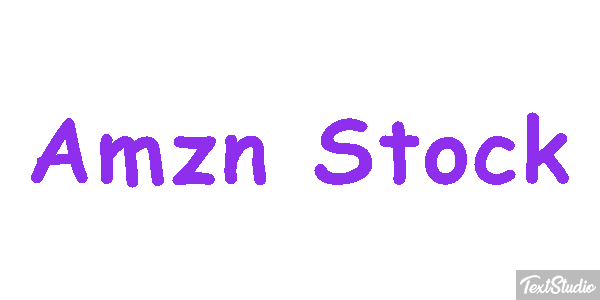Amzn Stock Metin efekti