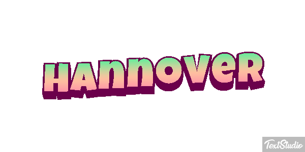 Hannover テキスト効果
