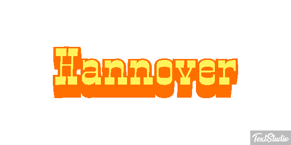 Hannover テキスト効果