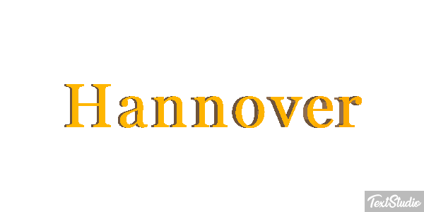 Hannover テキスト効果