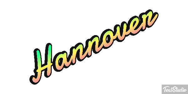 Hannover テキスト効果