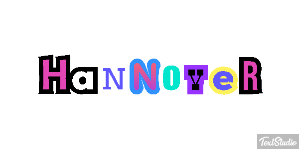Hannover テキスト効果