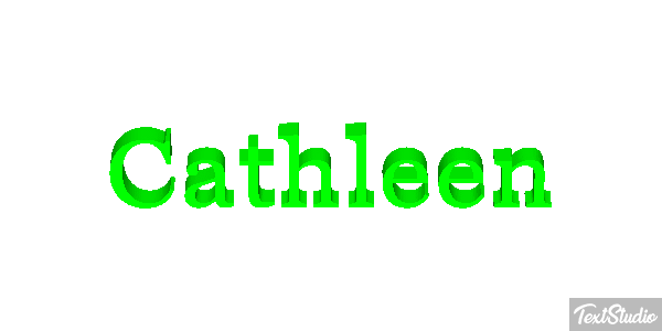 Cathleen テキスト効果