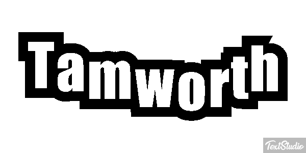 Tamworth Texteffekt