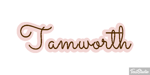 Tamworth Texteffekt