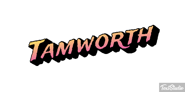 Tamworth Texteffekt