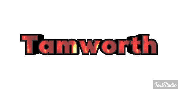 Tamworth Texteffekt