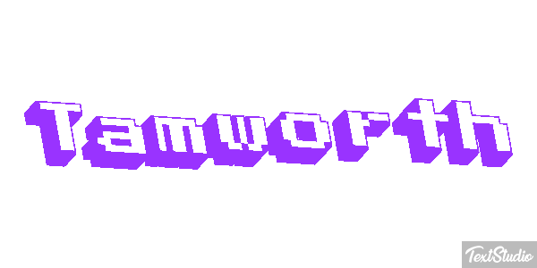 Tamworth Texteffekt