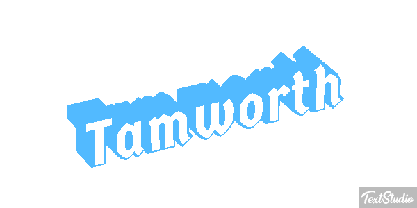 Tamworth Texteffekt