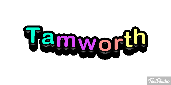Tamworth Texteffekt