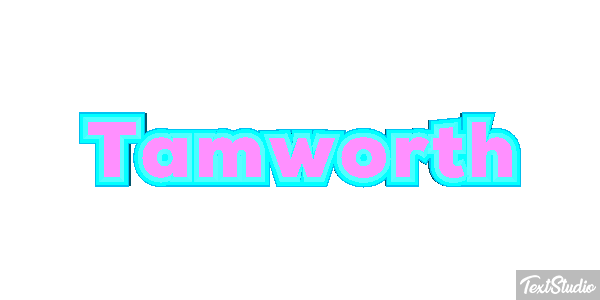Tamworth Texteffekt