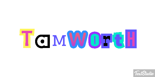 Tamworth Texteffekt