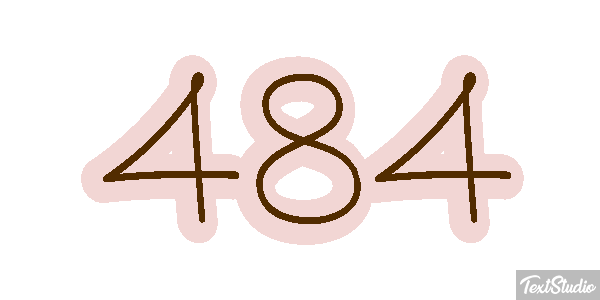 484 Texteffekt