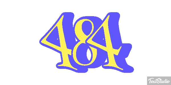 484 Texteffekt