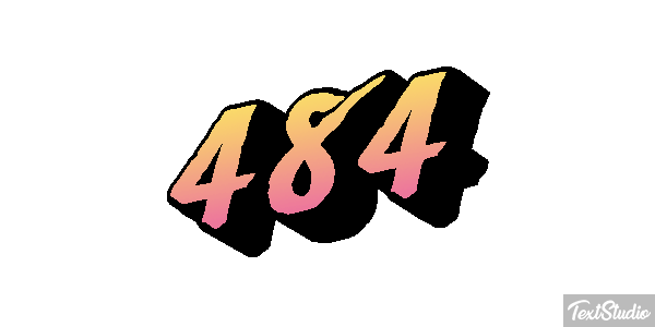 484 Texteffekt