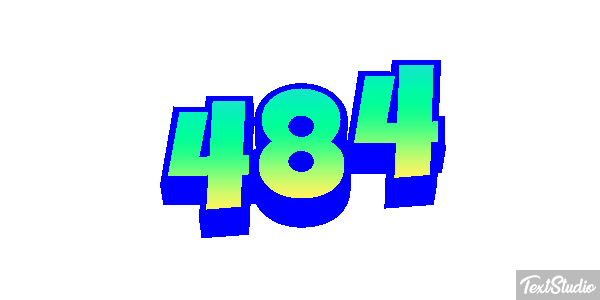 484 Texteffekt