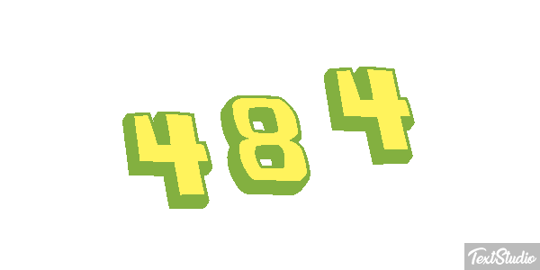 484 Texteffekt