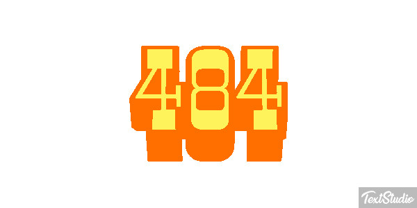 484 Texteffekt