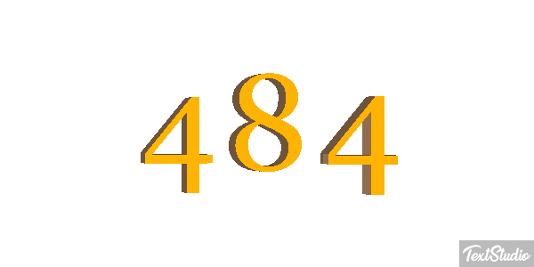 484 Texteffekt
