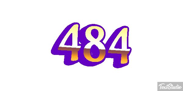 484 Texteffekt