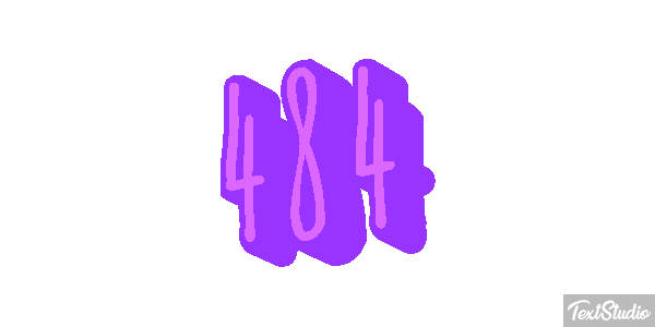 484 Texteffekt