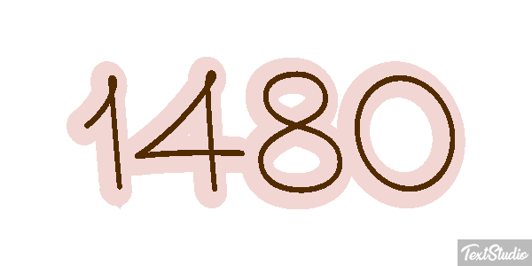 1480 Text effect