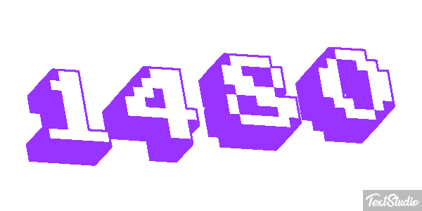 1480 Text effect