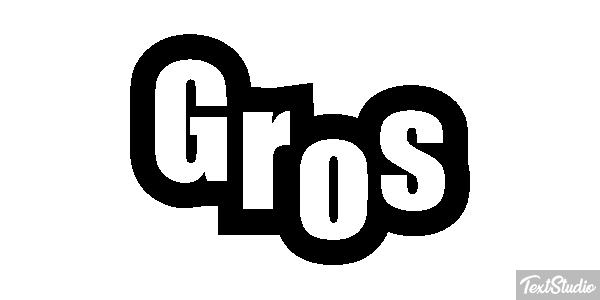 Gros Effet de texte