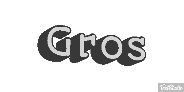 Gros Effet de texte