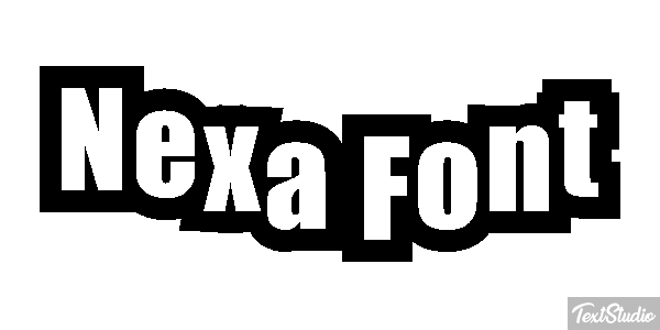 Nexa Font Effet de texte