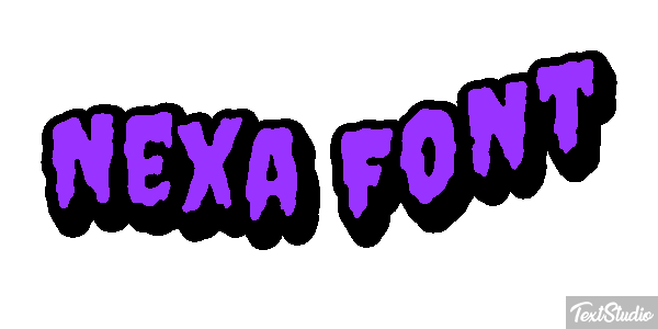 Nexa Font Effet de texte
