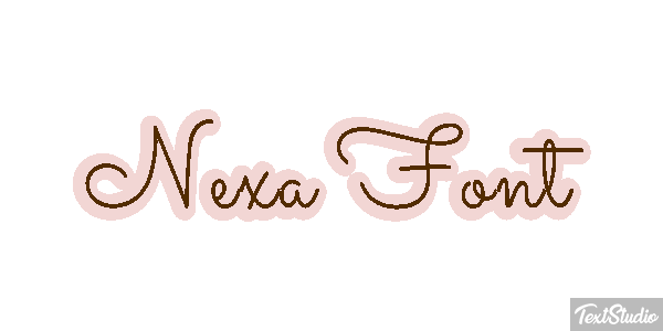 Nexa Font Effet de texte