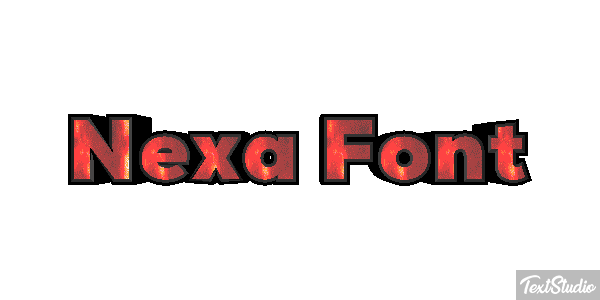 Nexa Font Effet de texte
