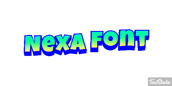 Nexa Font Effet de texte