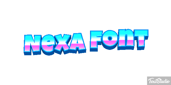 Nexa Font Effet de texte