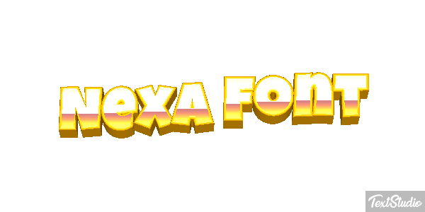 Nexa Font Effet de texte