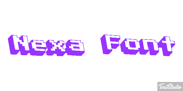 Nexa Font Effet de texte