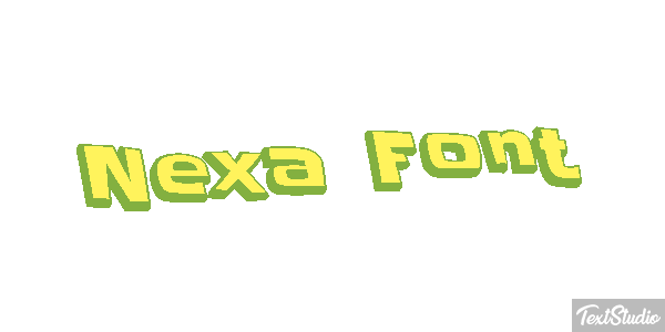 Nexa Font Effet de texte