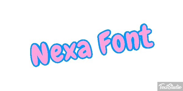 Nexa Font Effet de texte