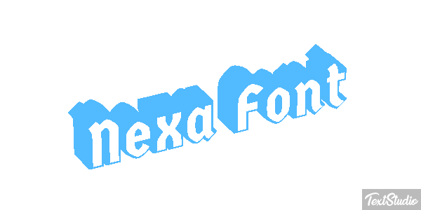 Nexa Font Effet de texte