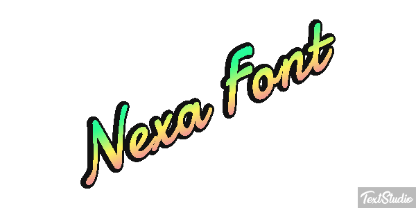 Nexa Font Effet de texte